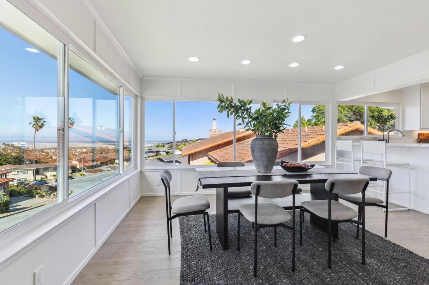 1225 Roble Road Millbrae, CA 94030 - Photo 5 of 42 a dining room with furniture and wooden floor