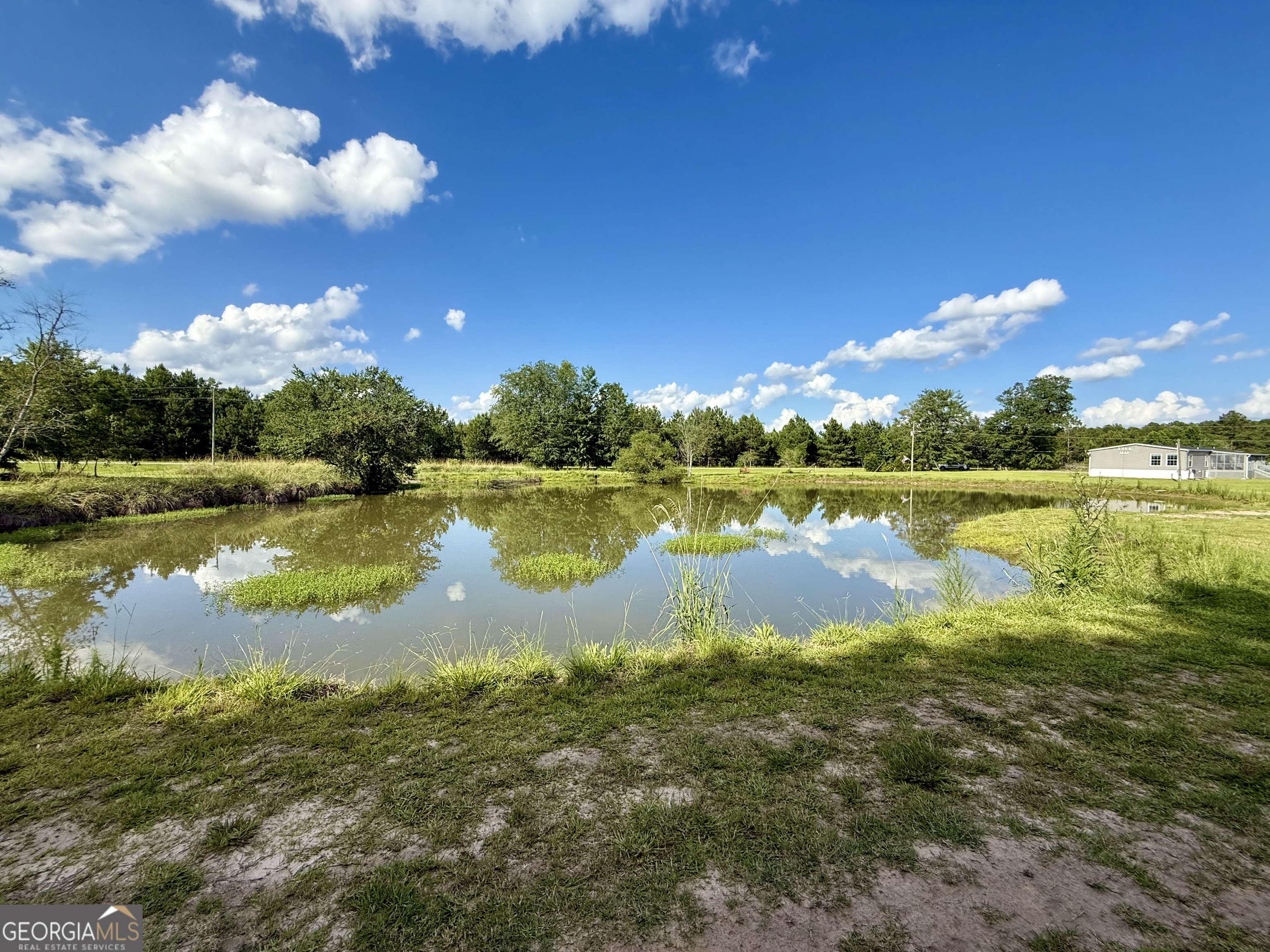 1430 Old Poor Robin Road Sylvania, GA 30467 - Photo 26 of 30 a view of a lake with a big yard