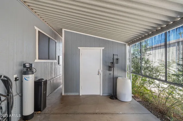 a view of a storage & utility room