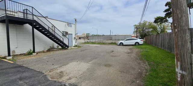 a view of outdoor space and deck