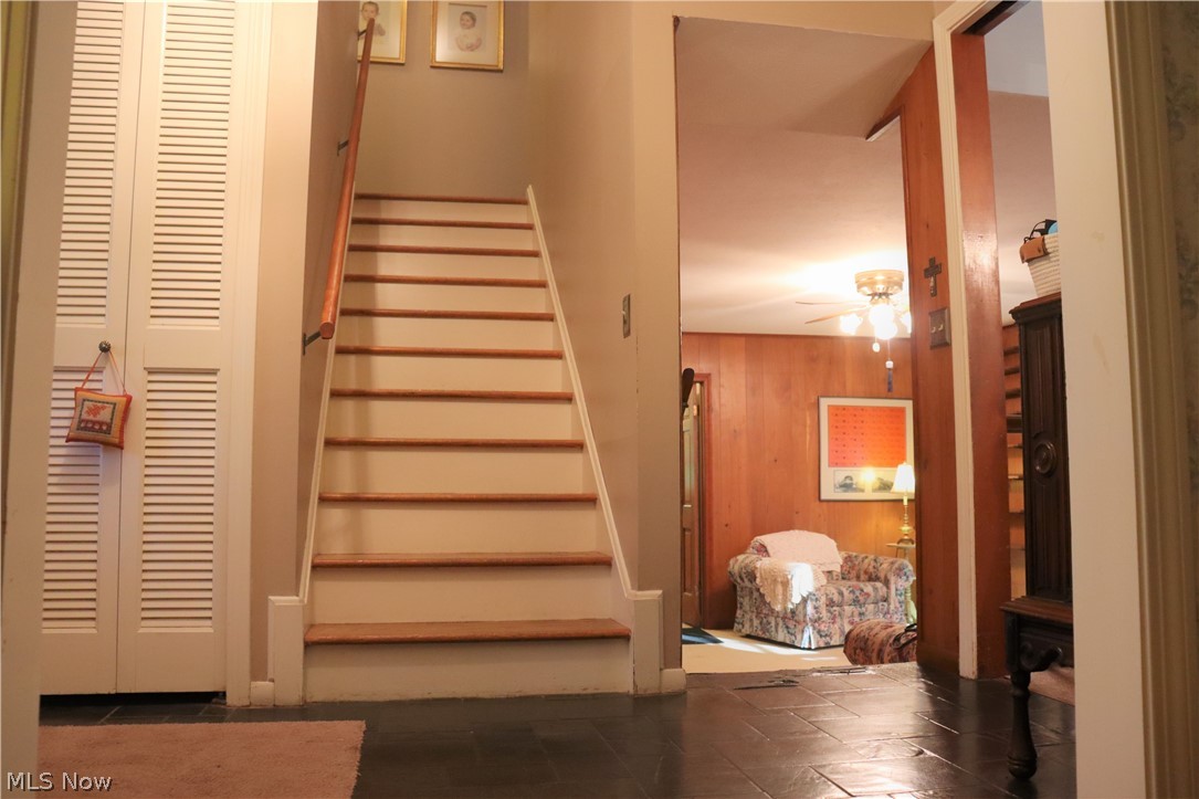 8407 Cedar Road Chesterland, OH 44026 - Photo 18 of 33 All four bedroom are up the wooden staircase off the foyer