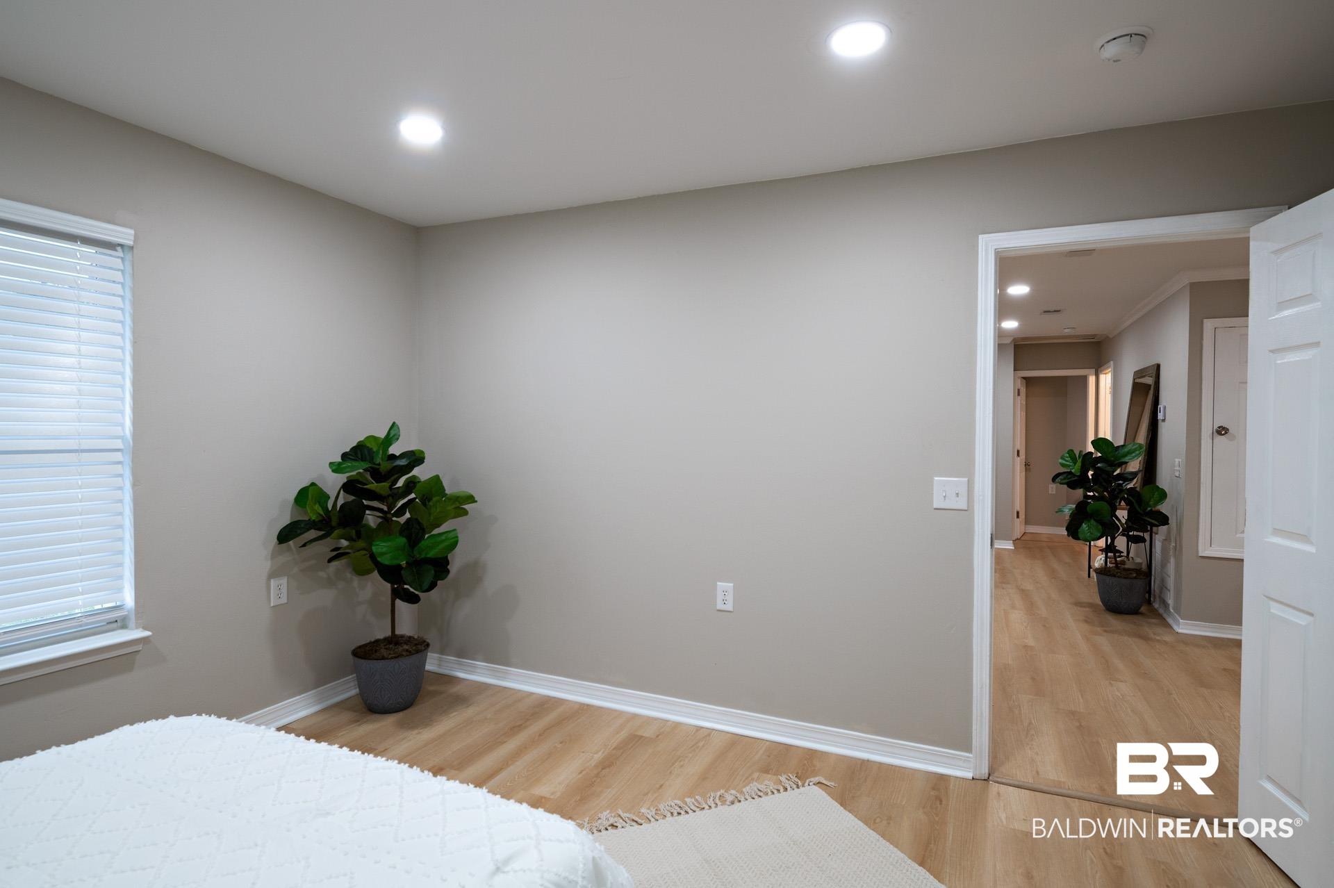 13474 Rooster Lane Foley, AL 36535 - Photo 17 of 39 Bedroom featuring recessed lighting, baseboards, and light wood-style floors