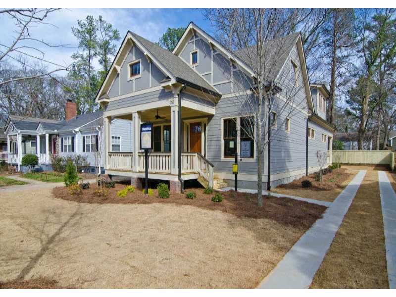 Exterior Front. classic new Oakhurst Home
