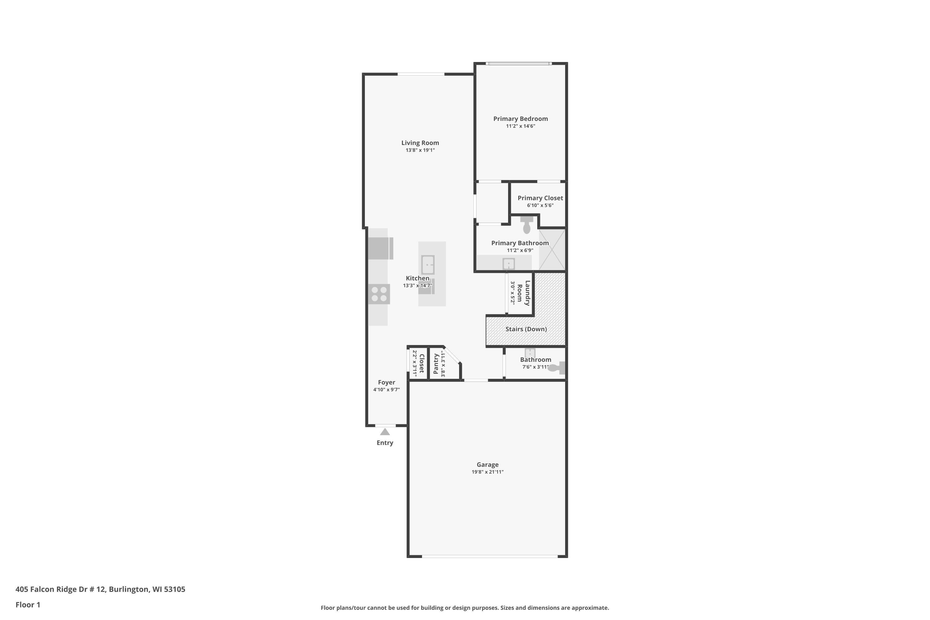 405 Falcon Ridge Drive, Unit 13 Burlington, WI 53105 - Photo 27 of 30 1-floor-1
