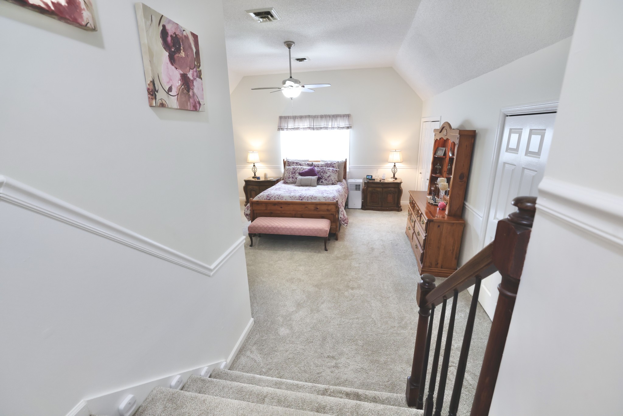 1809 Hidden Ridge Circle Mount Juliet, TN 37122 - Photo 17 of 45 a view of a livingroom with furniture staircase and a ceiling fan
