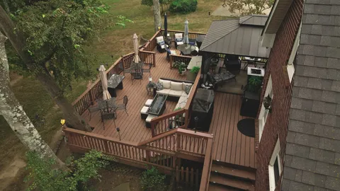 a view of balcony and wooden floor