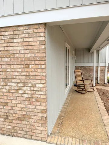 a view of front door