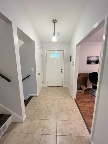 a view of livingroom with furniture and wooden floor