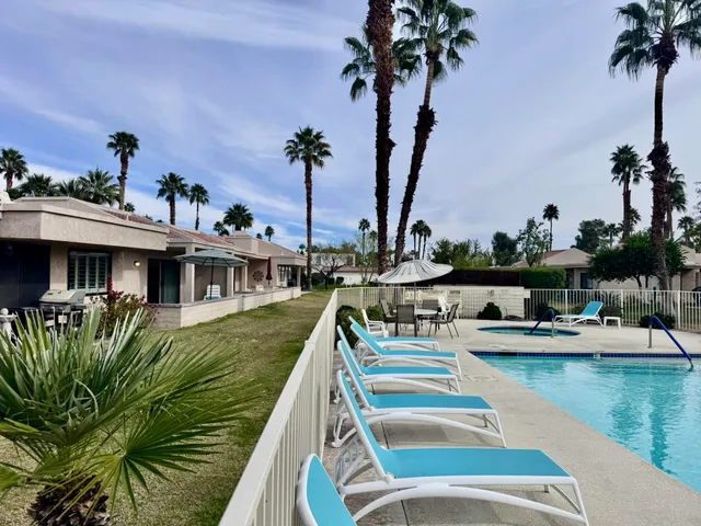 a house with swimming pool