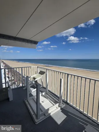 a view of a balcony
