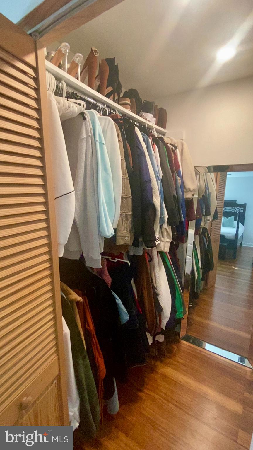 2303 Greenery Lane, Unit 2034 Silver Spring, MD 20906 - Photo 22 of 30 a view of walk in closet with clothes and shoes