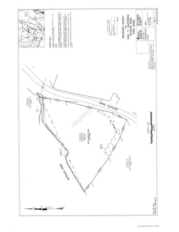 Lot 120 Scituate Road York, ME 03909 - Photo 11 of 11 Survey done by Anderson Livingston...