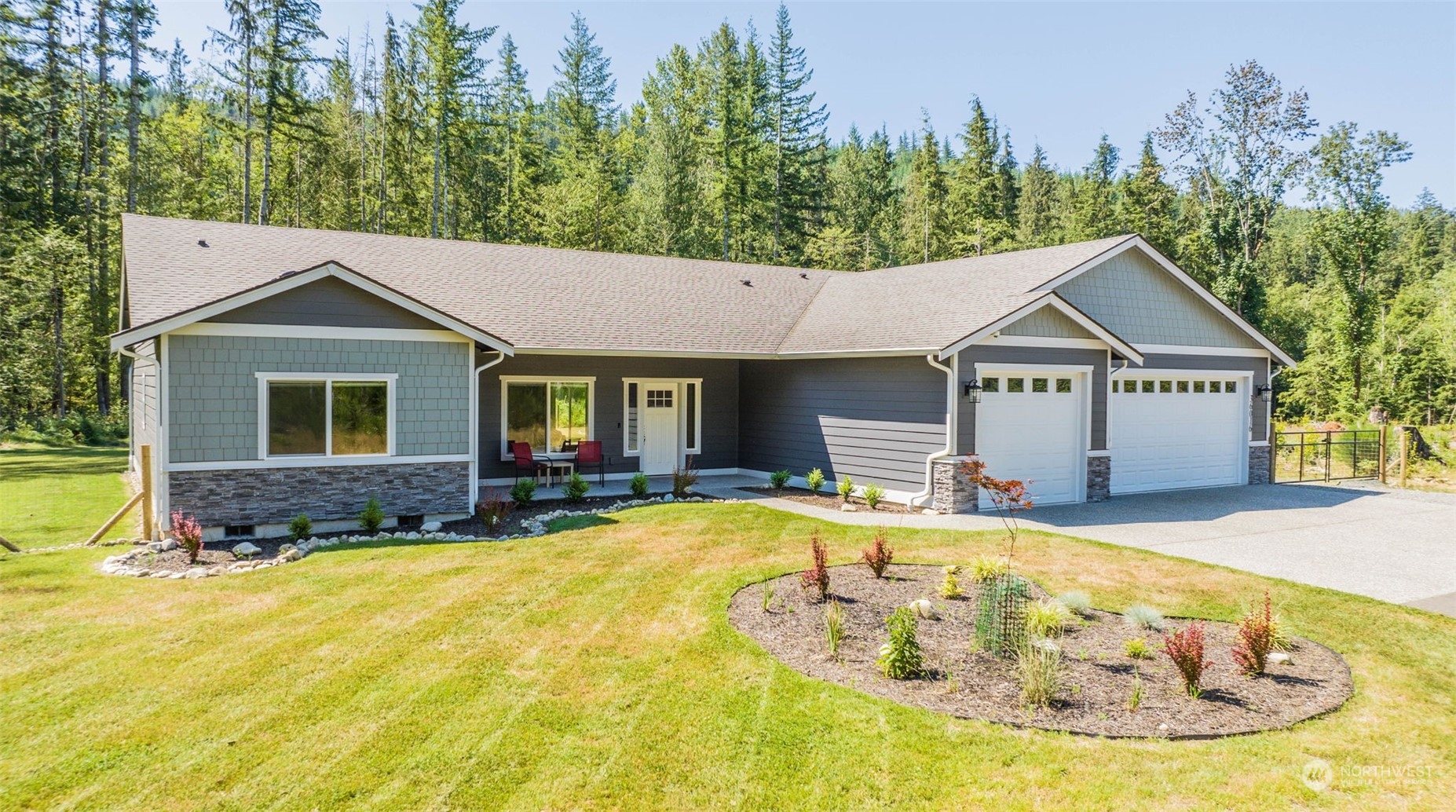 a view of house with outdoor space and swimming pool