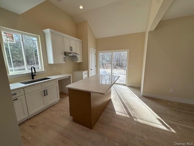 N/c Westfield Lot 0 Rd Coram, NY 11727 - Photo 8 of 29 a spacious bathroom with a double vanity sink and a large mirror