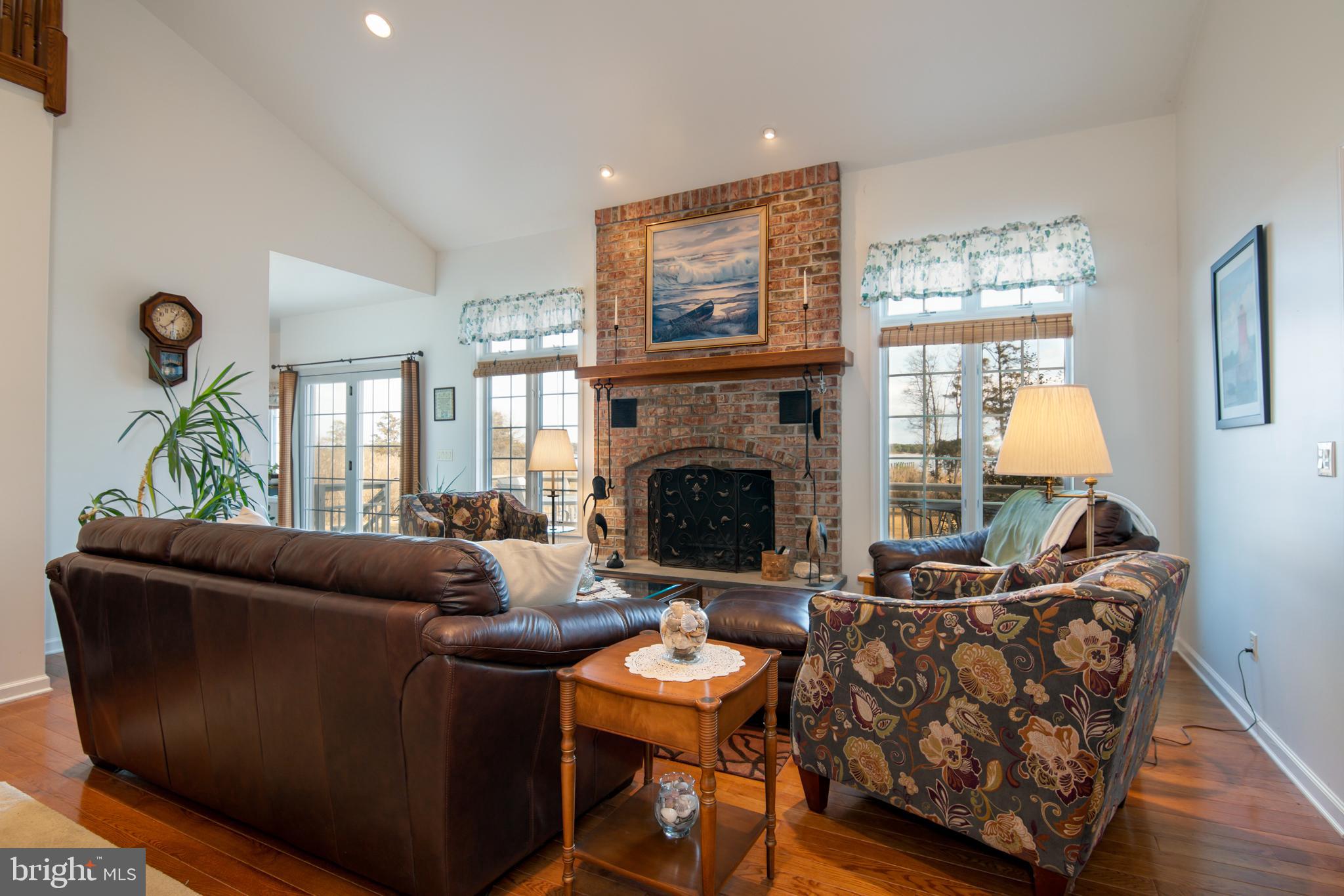 Living Room with Fireplace
