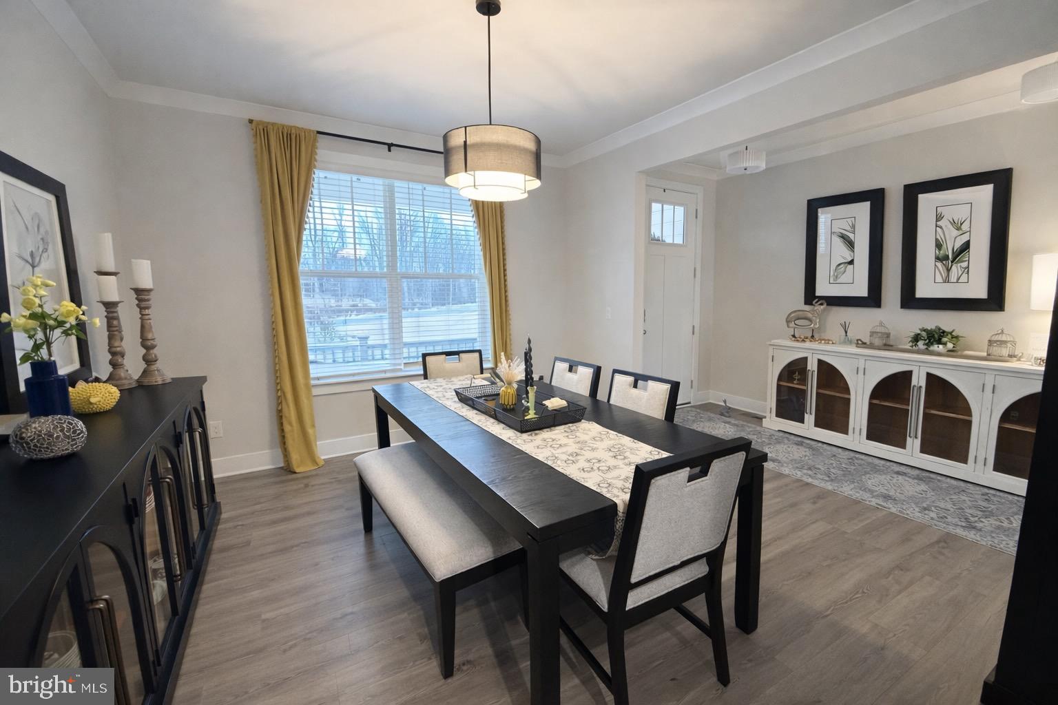 5030 Thornton Way Broad Run, VA 20137 - Photo 5 of 41 a view of a dining room with furniture window and wooden floor