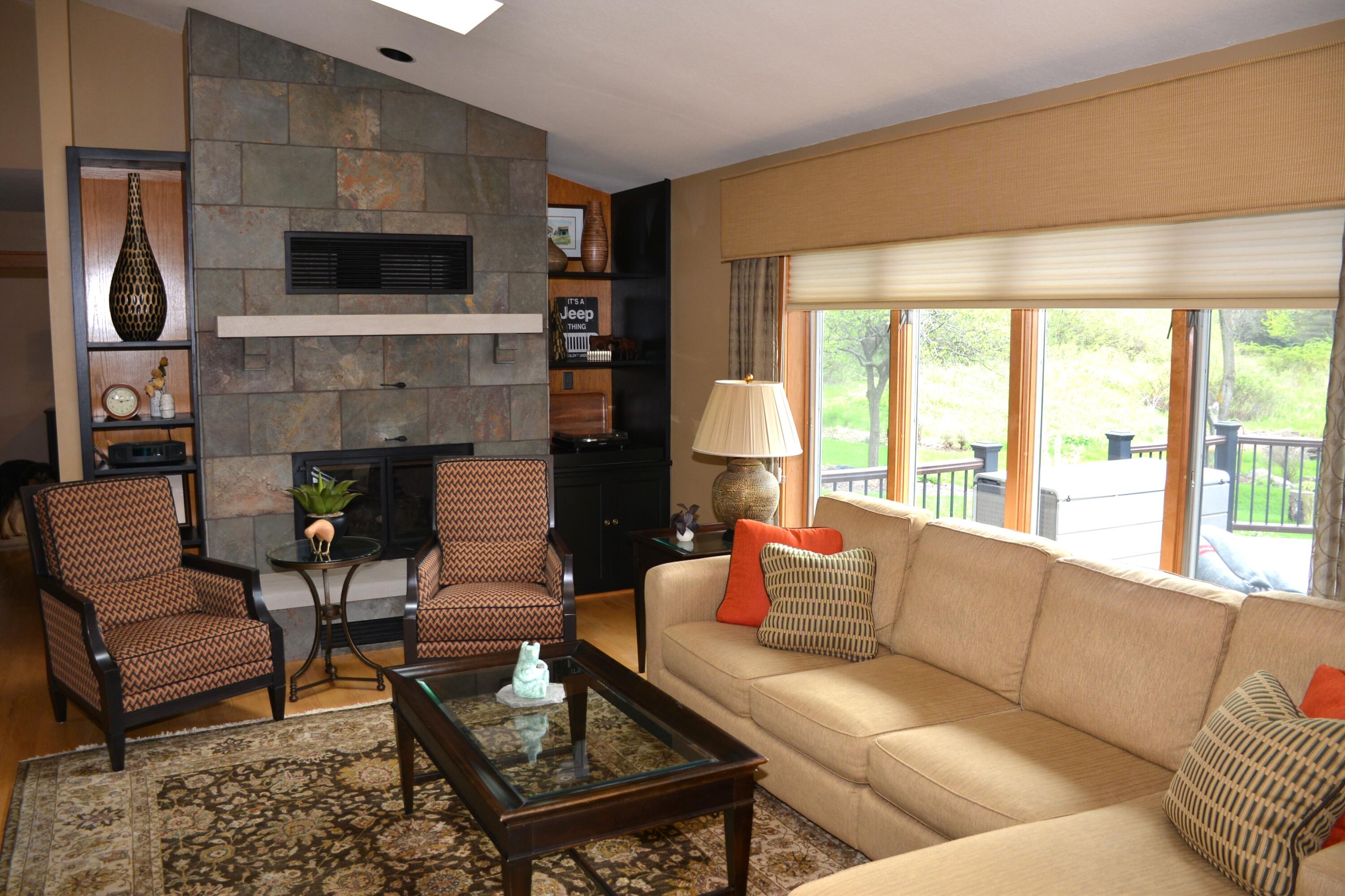 S79W29037 Frog Alley Road Mukwonago, WI 53149 - Photo 5 of 43 Living Room w/fireplace