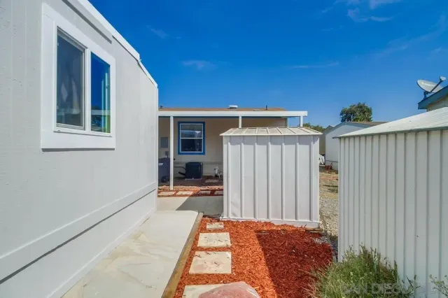 a balcony view with a outdoor space