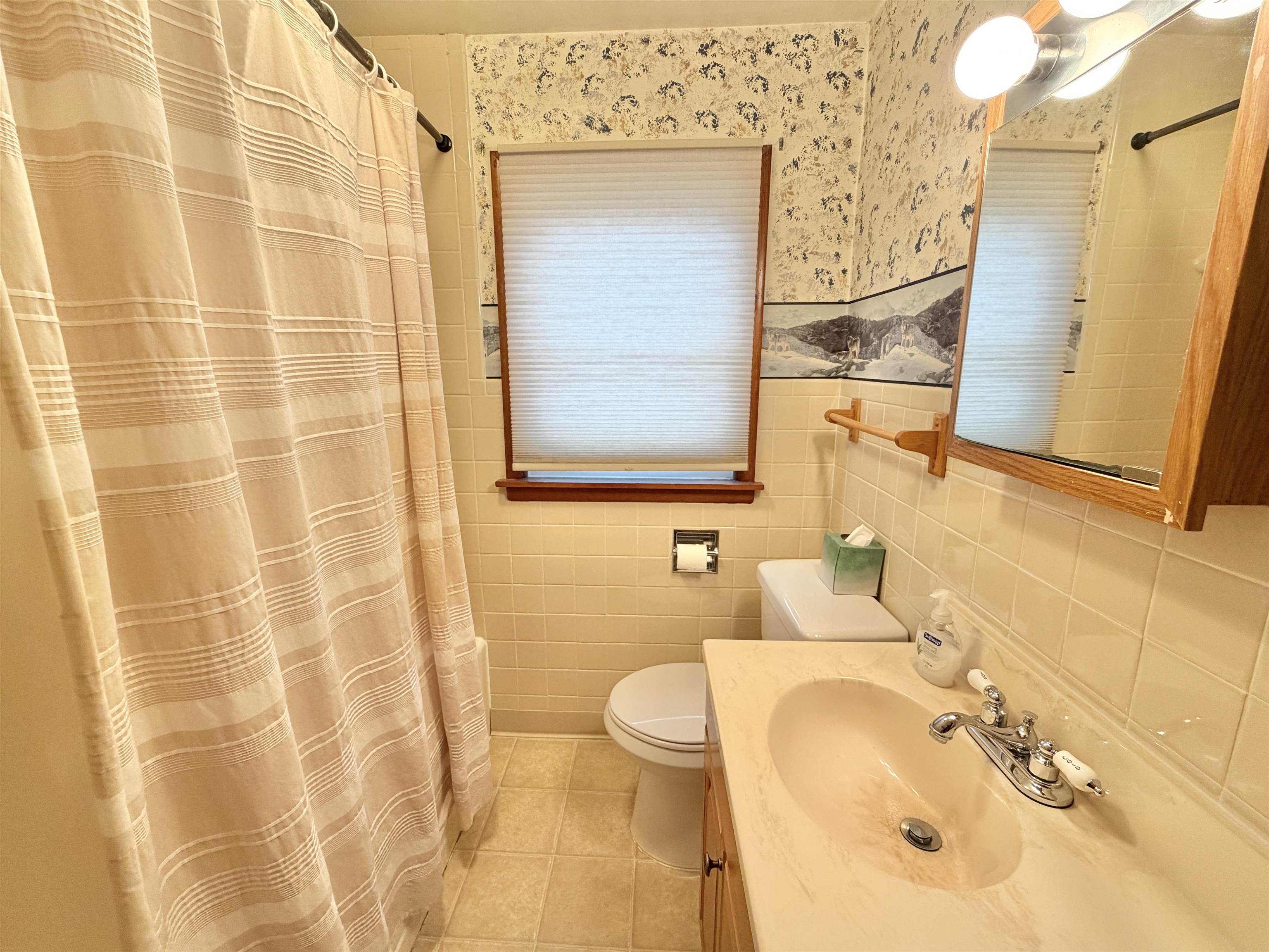 305 West Pershing Street Stillman Valley, IL 61084 - Photo 18 of 37 a bathroom with a sink and a mirror