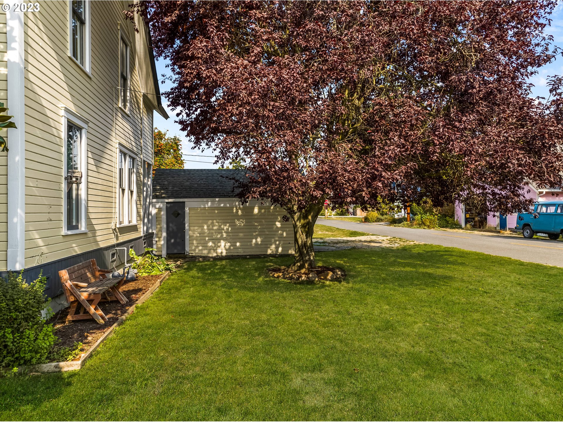 313 Centre Street La Conner, WA 98257 - Photo 27 of 29 a view of a house with a yard