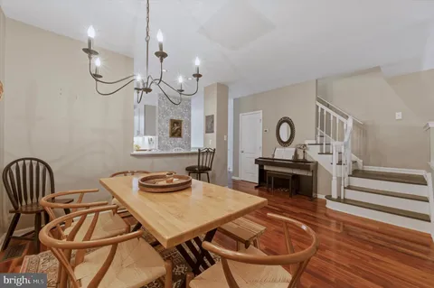 a table and chairs in a kitchen