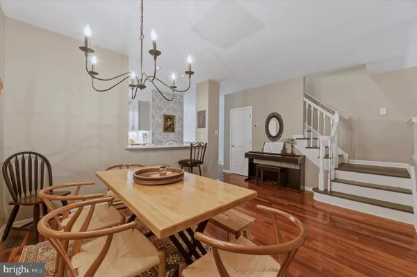 a table and chairs in a kitchen