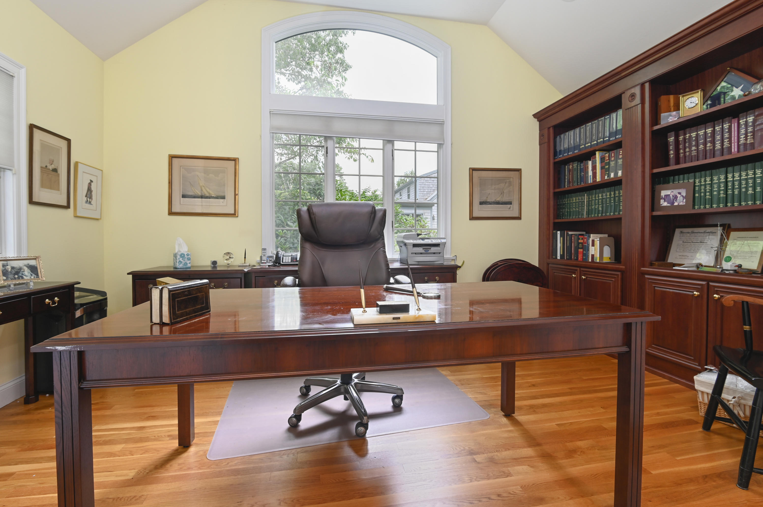 95 Wianno Circle Osterville, MA 02655 - Photo 6 of 32 a view of a workspace with a window and workspace