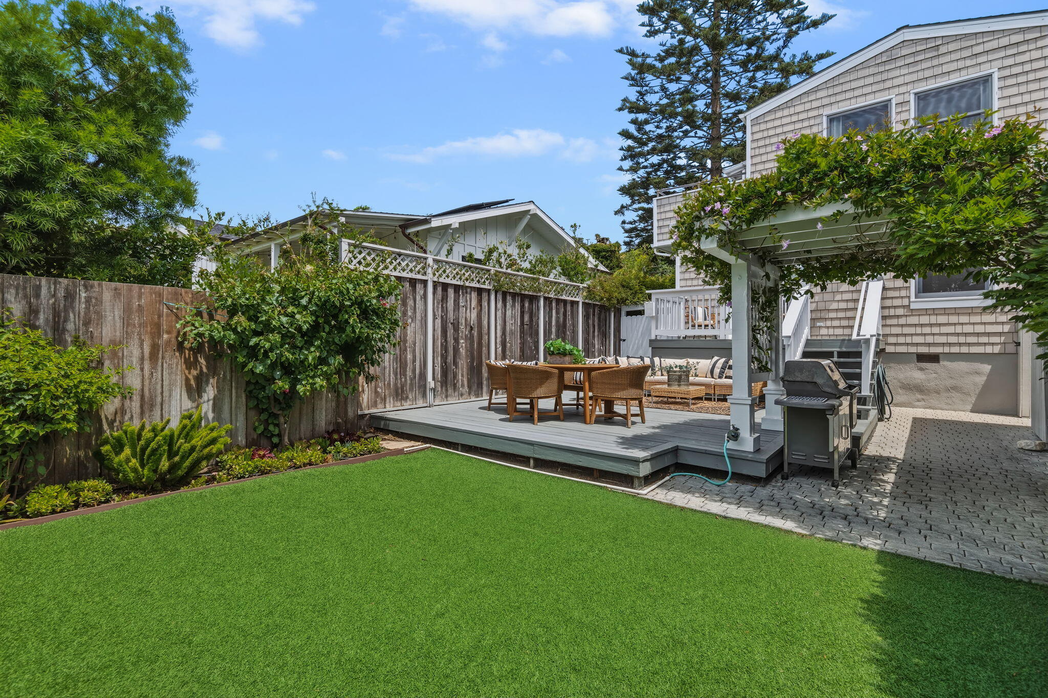 2129 Red Rose Way Santa Barbara, CA 93109 - Photo 34 of 44 a view of a garden with patio