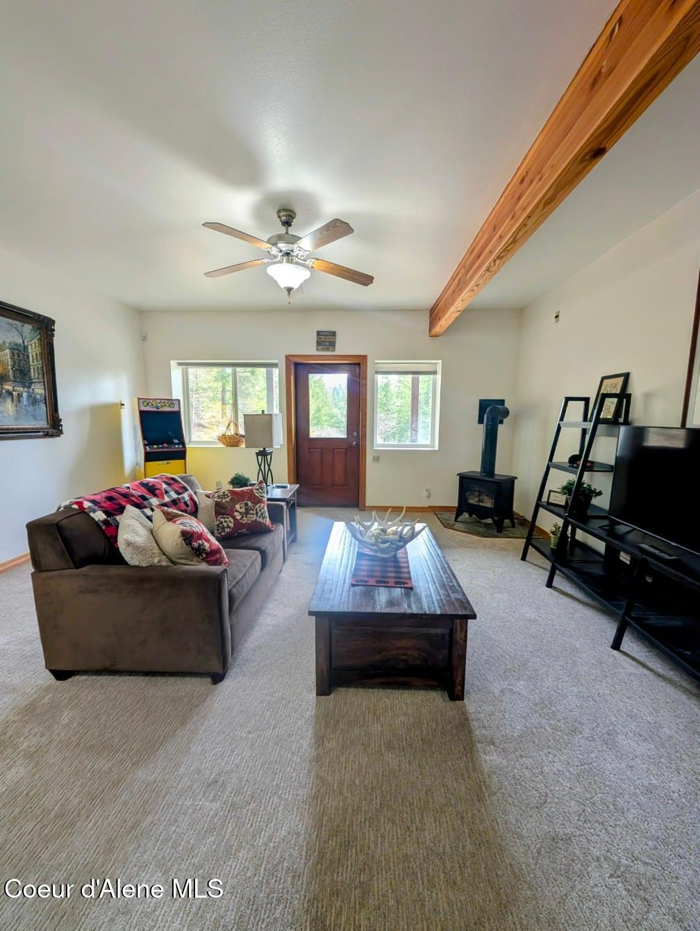 845 Cougar Road Naples, ID 83847 - Photo 51 of 85 Gas stove for those winter movie nights
