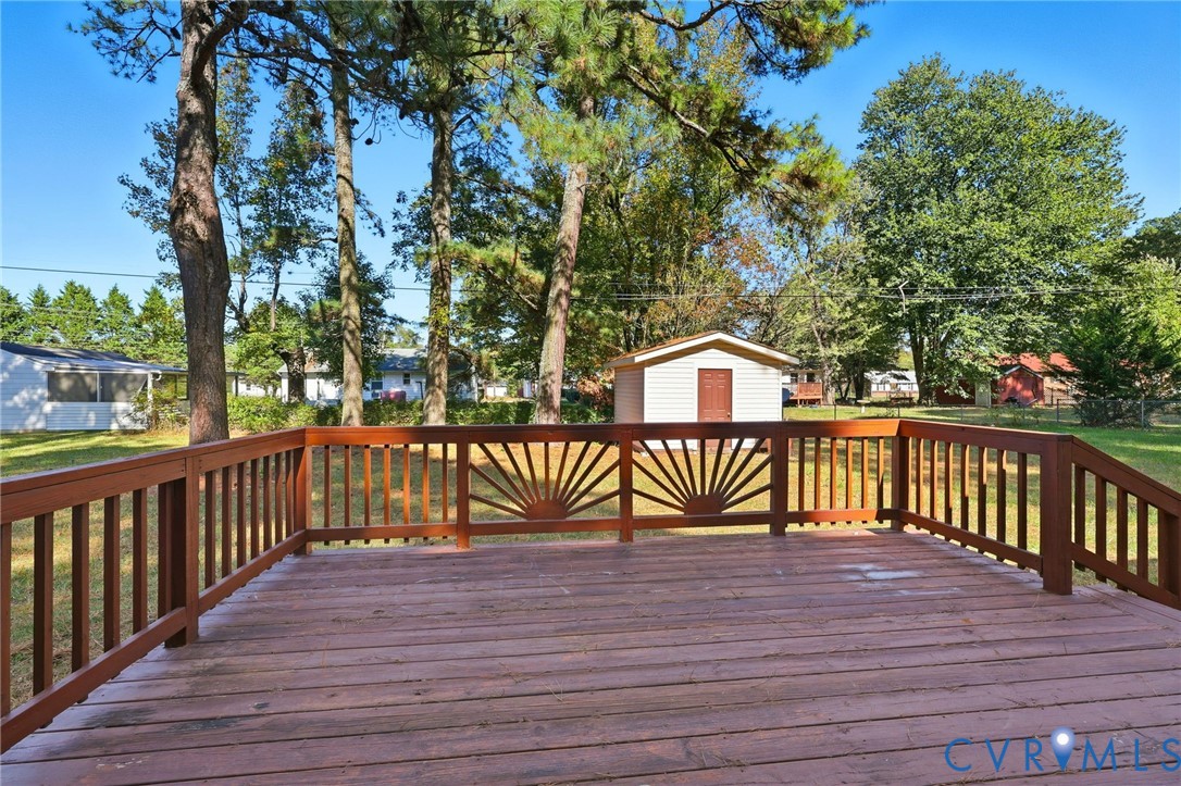 2521 Fort Lee Road Petersburg, VA 23805 - Photo 23 of 27 a view of deck with a trees