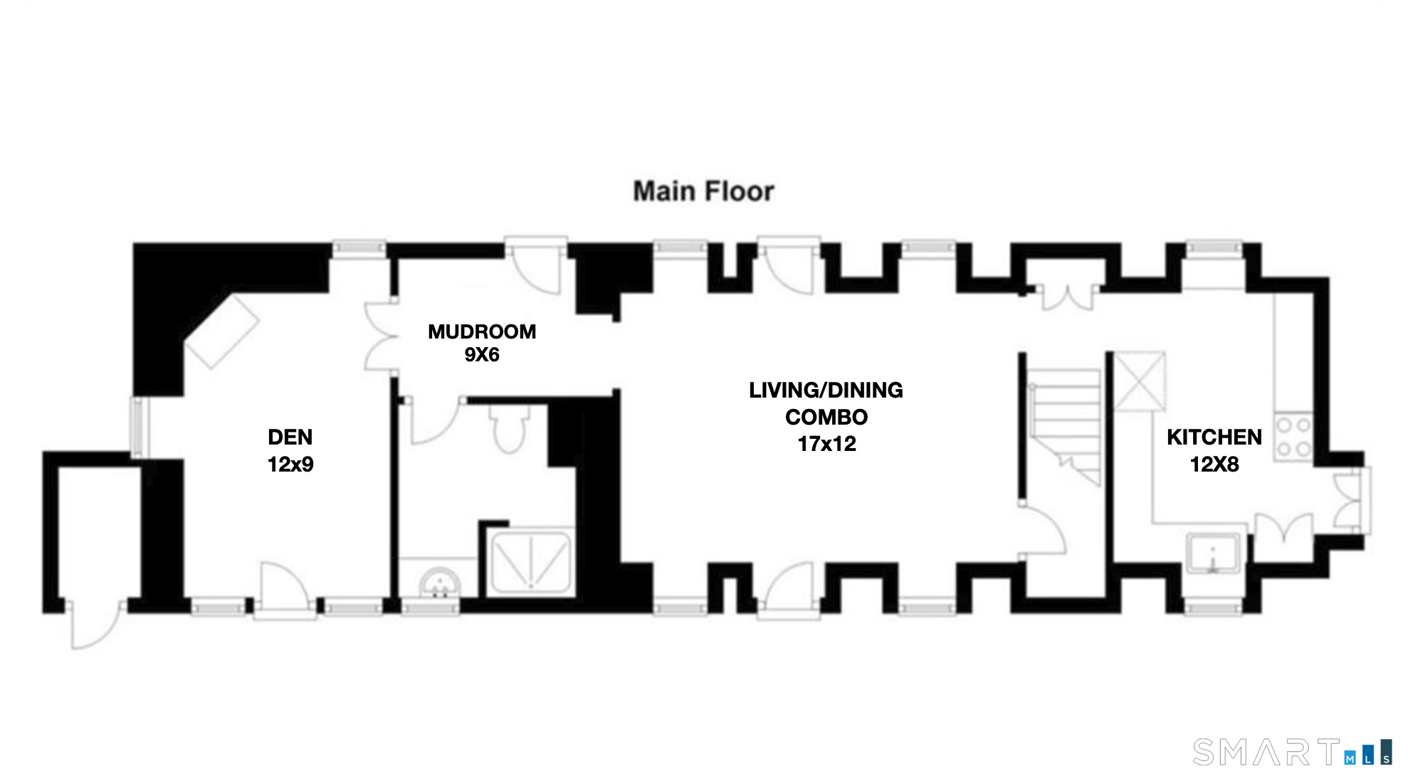 92 Bokum Road Old Saybrook, CT 06475 - Photo 39 of 40 Main level floor plan