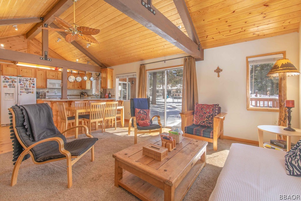 43132 Moonridge Road Big Bear Lake, CA 92315 - Photo 6 of 41 a living room with furniture and a table