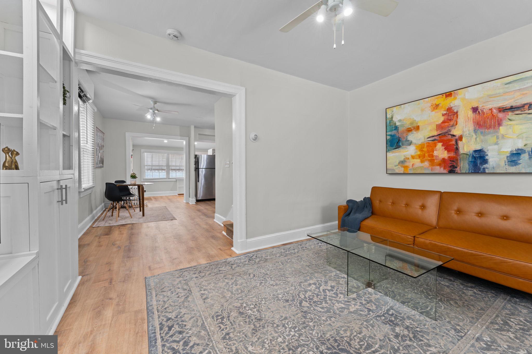 2339 3rd Street Northeast Washington, DC 20002 - Photo 7 of 59 Living room opens to dining area & kitchen!
