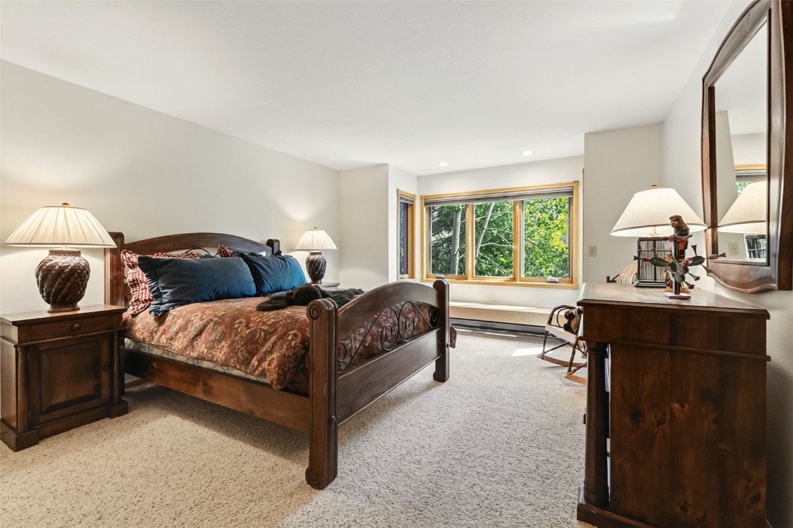 272 Penstemon Road Keystone, CO 80435 - Photo 38 of 50 a bedroom with two beds and a large window