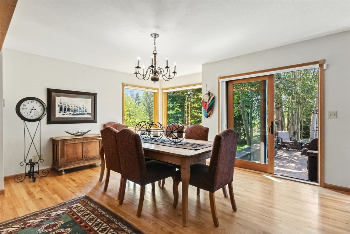 272 Penstemon Road Keystone, CO 80435 - Photo 8 of 50 a view of a dining room with furniture window and outside view