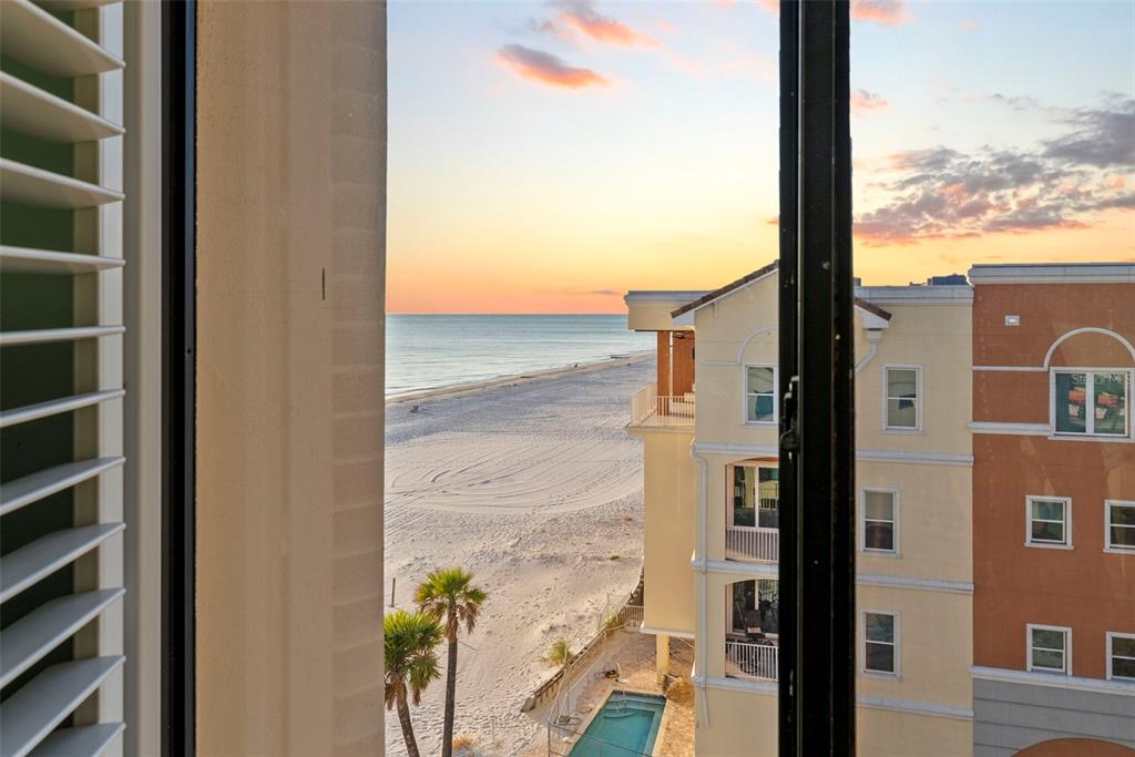 13650 Gulf Boulevard, Unit 604 Madeira Beach, FL 33708 - Photo 18 of 71 a city view with tall buildings
