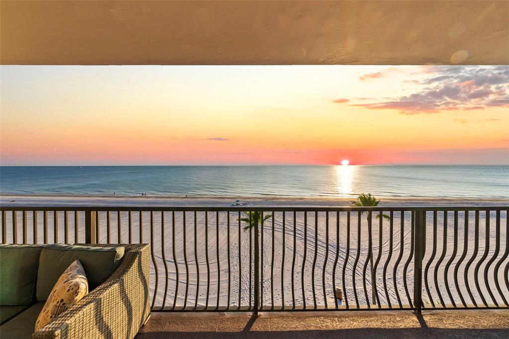 13650 Gulf Boulevard, Unit 604 Madeira Beach, FL 33708 - Photo 24 of 71 a view of a balcony with an outdoor space