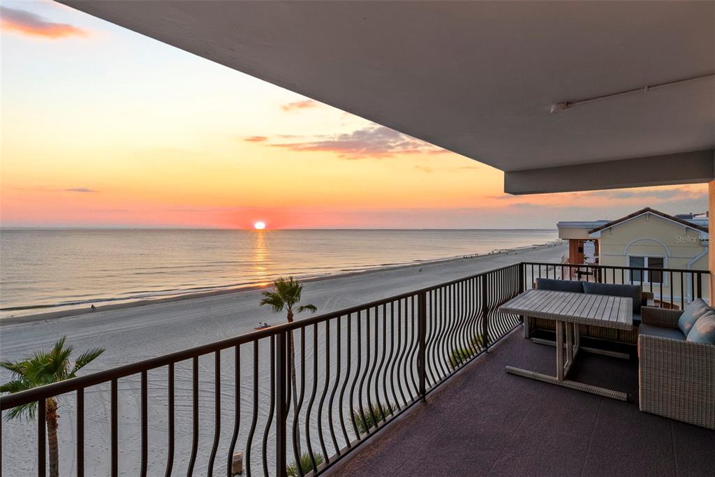 13650 Gulf Boulevard, Unit 604 Madeira Beach, FL 33708 - Photo 44 of 71 a view of ocean from a balcony