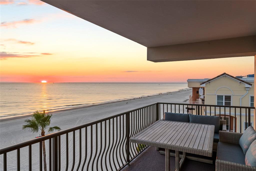 13650 Gulf Boulevard, Unit 604 Madeira Beach, FL 33708 - Photo 45 of 71 a view of a roof deck with ocean view
