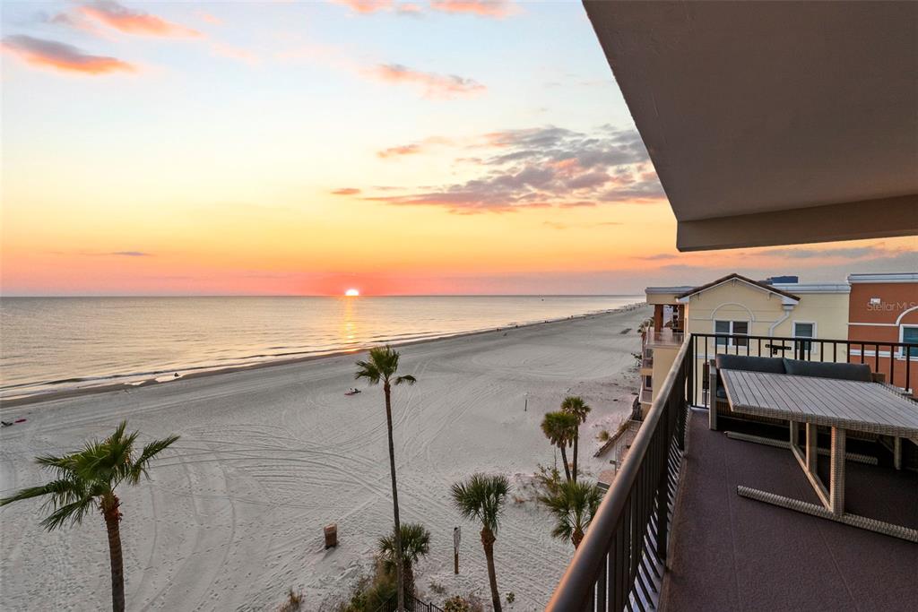 13650 Gulf Boulevard, Unit 604 Madeira Beach, FL 33708 - Photo 46 of 71 a view of a terrace with furniture