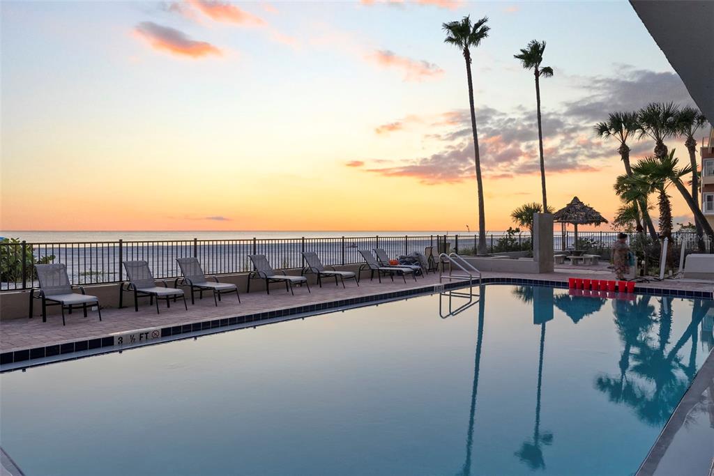 13650 Gulf Boulevard, Unit 604 Madeira Beach, FL 33708 - Photo 51 of 71 a view of a terrace with sitting area