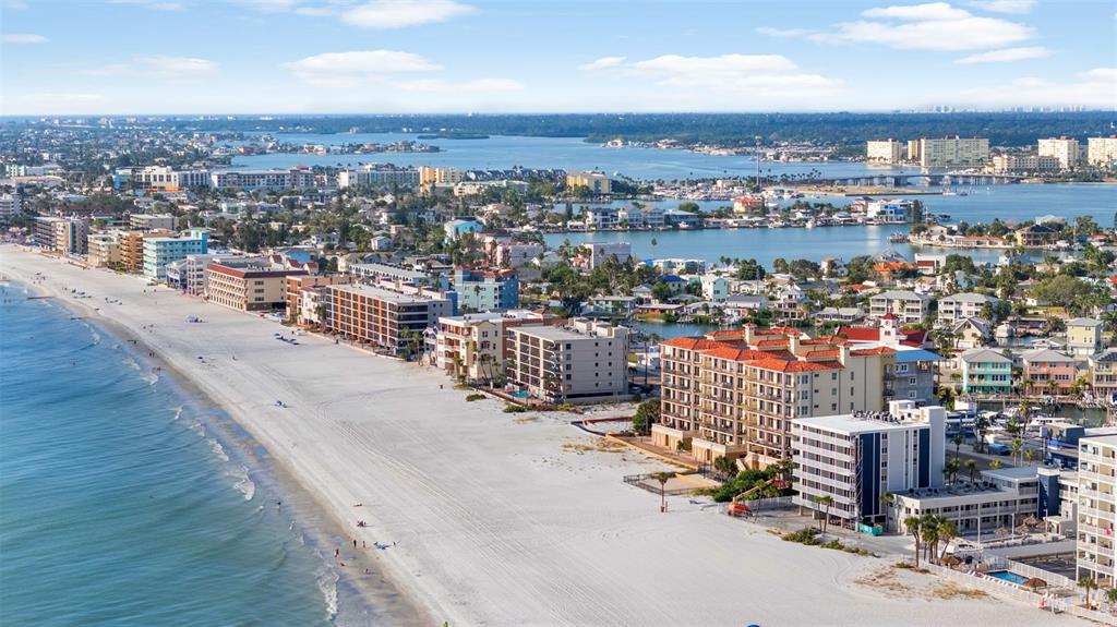 13650 Gulf Boulevard, Unit 604 Madeira Beach, FL 33708 - Photo 58 of 71 an aerial view of a city