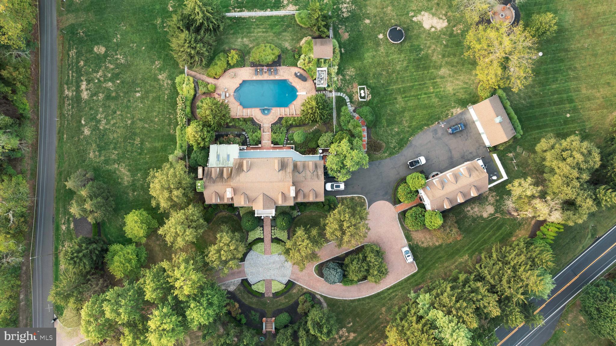 910 Old Dolington Road Newtown, PA 18940 - Photo 3 of 84 an aerial view of a house with outdoor space
