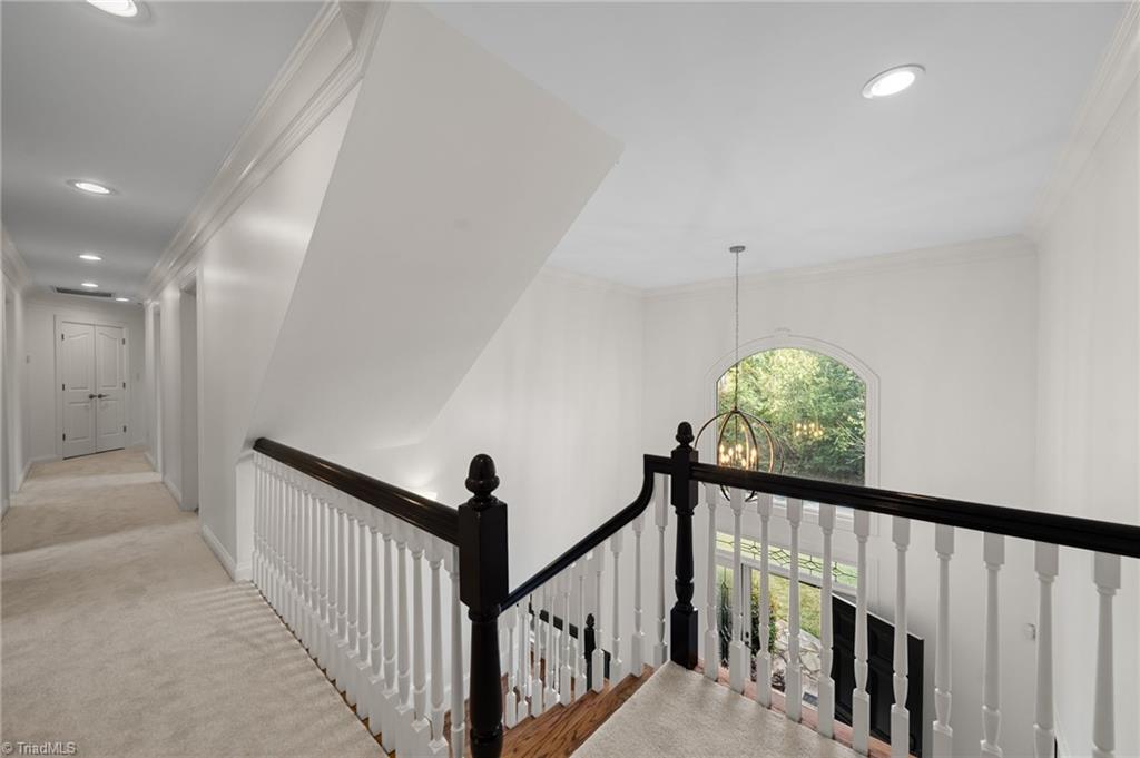 2804 County Clare Road Greensboro, NC 27407 - Photo 27 of 50 Upstairs View of Front Foyer