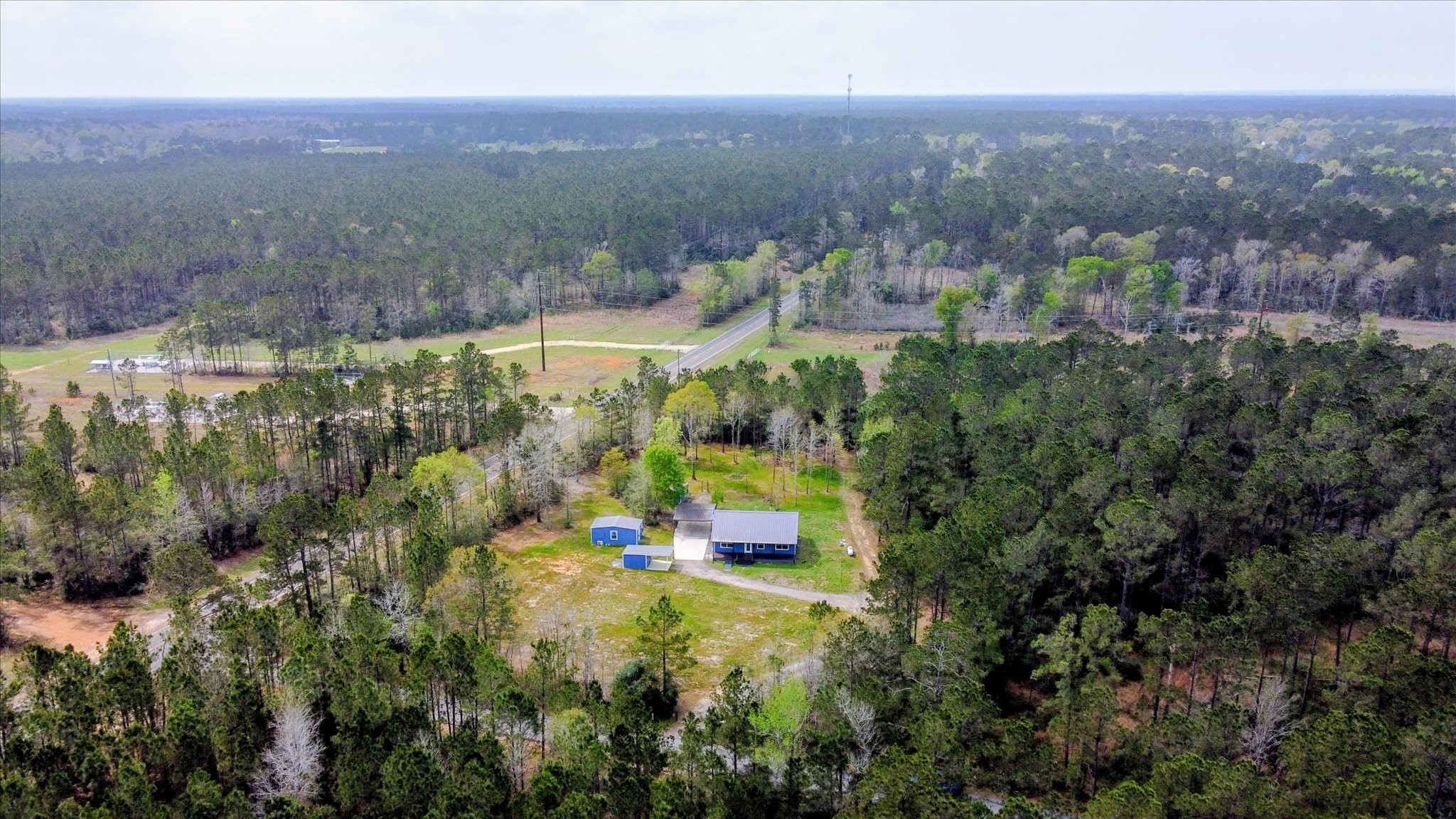 31 Rose Hill Road Coldspring, TX 77331 - Photo 2 of 34 2.22 Unrestricted acres, right facing land is National Forest, land to rear owned commercially behind Greenbelt