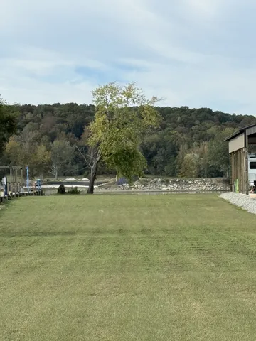 a view of outdoor space with mountain view