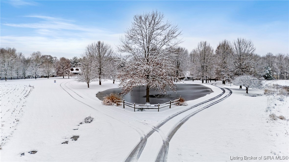 14095 North Martin Mathis Road Northeast Palmyra, IN 47164 - Photo 87 of 91 Pond not part of property. Property to left.