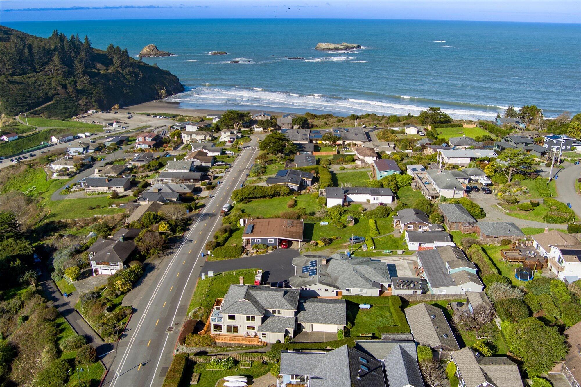 730 Edwards Street Trinidad, CA 95570 - Photo 46 of 73 Looking West on Edwards Street to State Beach