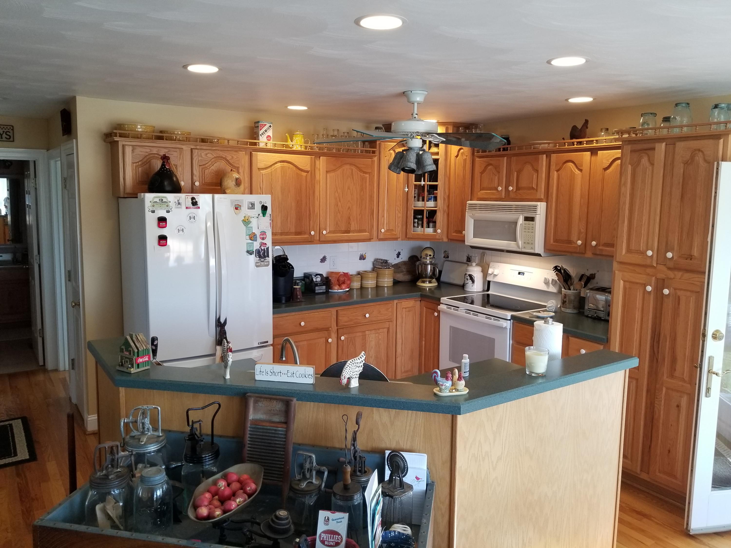 3218 Ayers Road Moneta, VA 24121 - Photo 21 of 67 a kitchen with lots of counter top space and cabinets