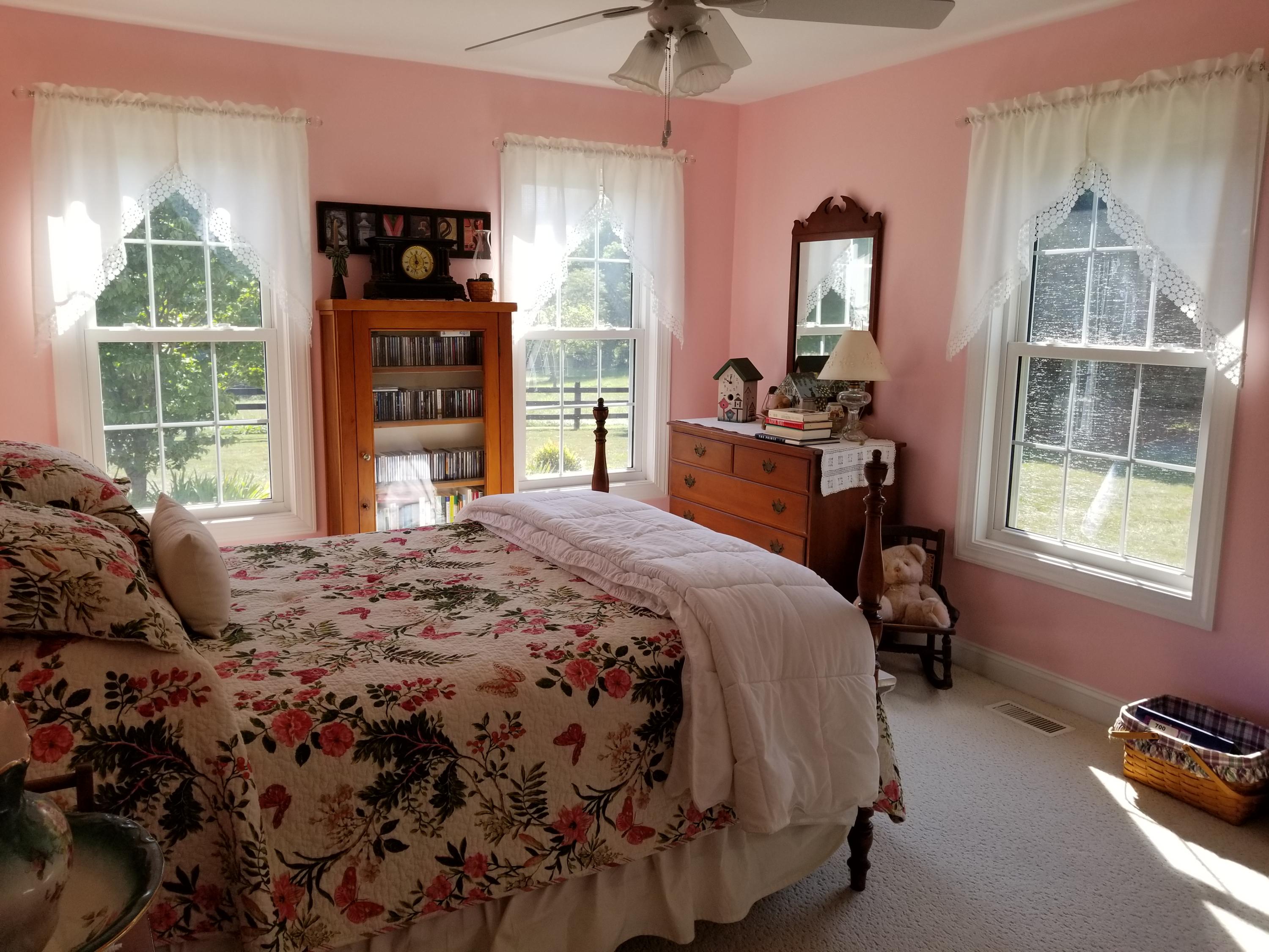 3218 Ayers Road Moneta, VA 24121 - Photo 25 of 67 a bedroom with a bed and a window